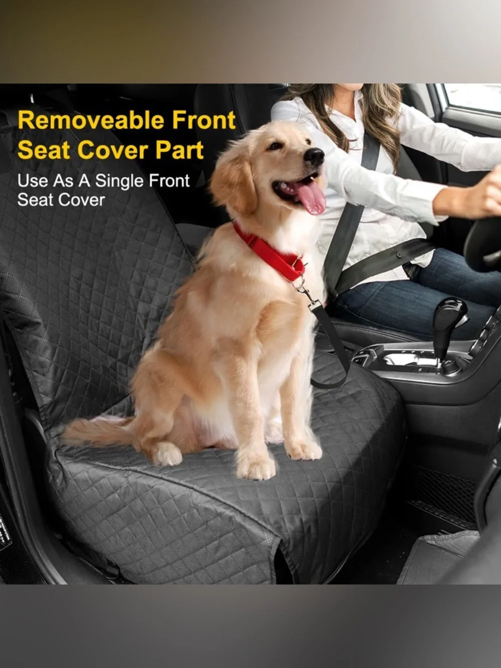 Vailge 6 in 1 Car Seat Cover for Back Seat
